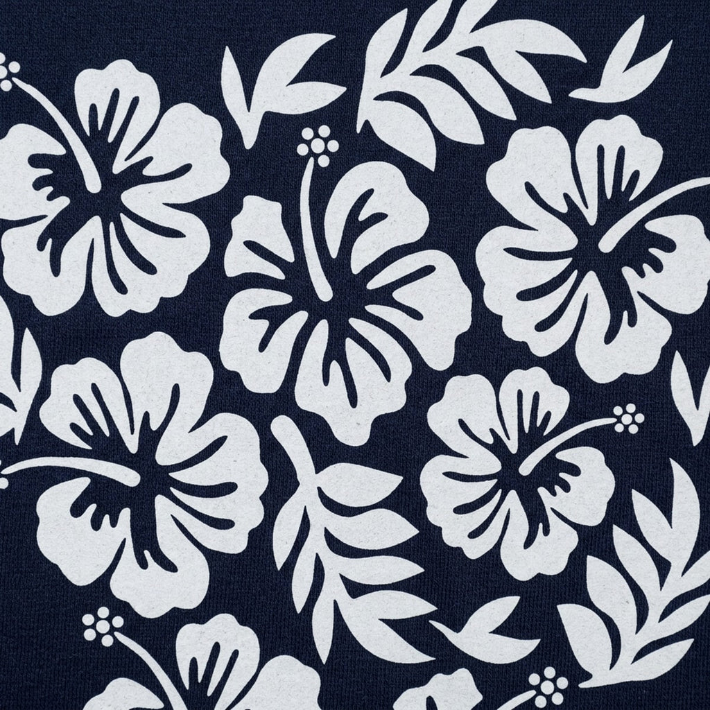 Hibiscus Floral Hawaiian Print Pattern
