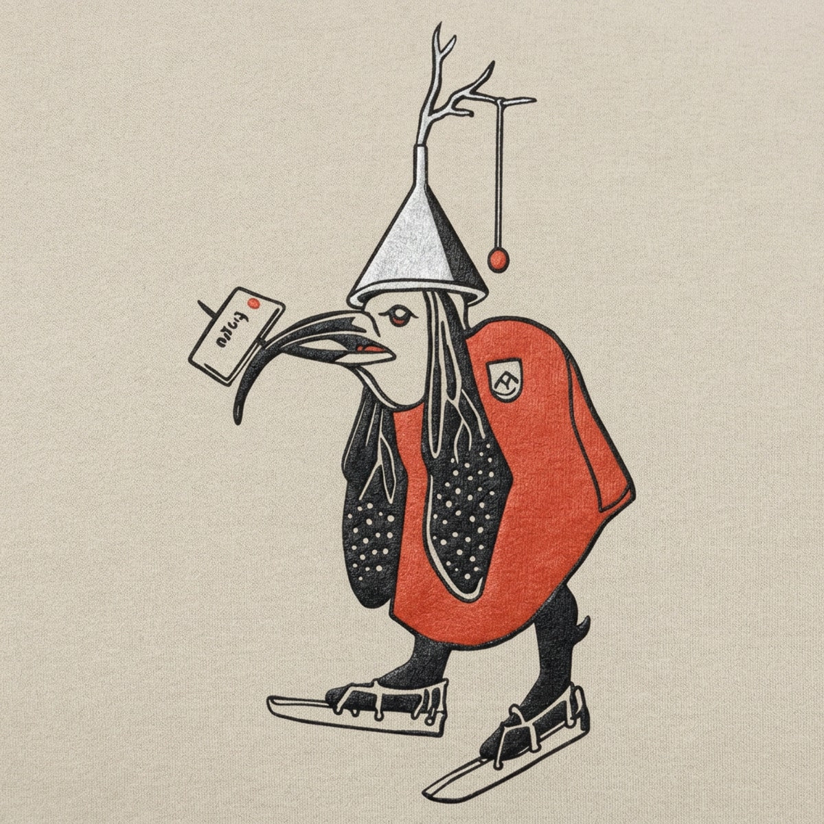 Hieronymus Bosch Bird Man on Ice Skates