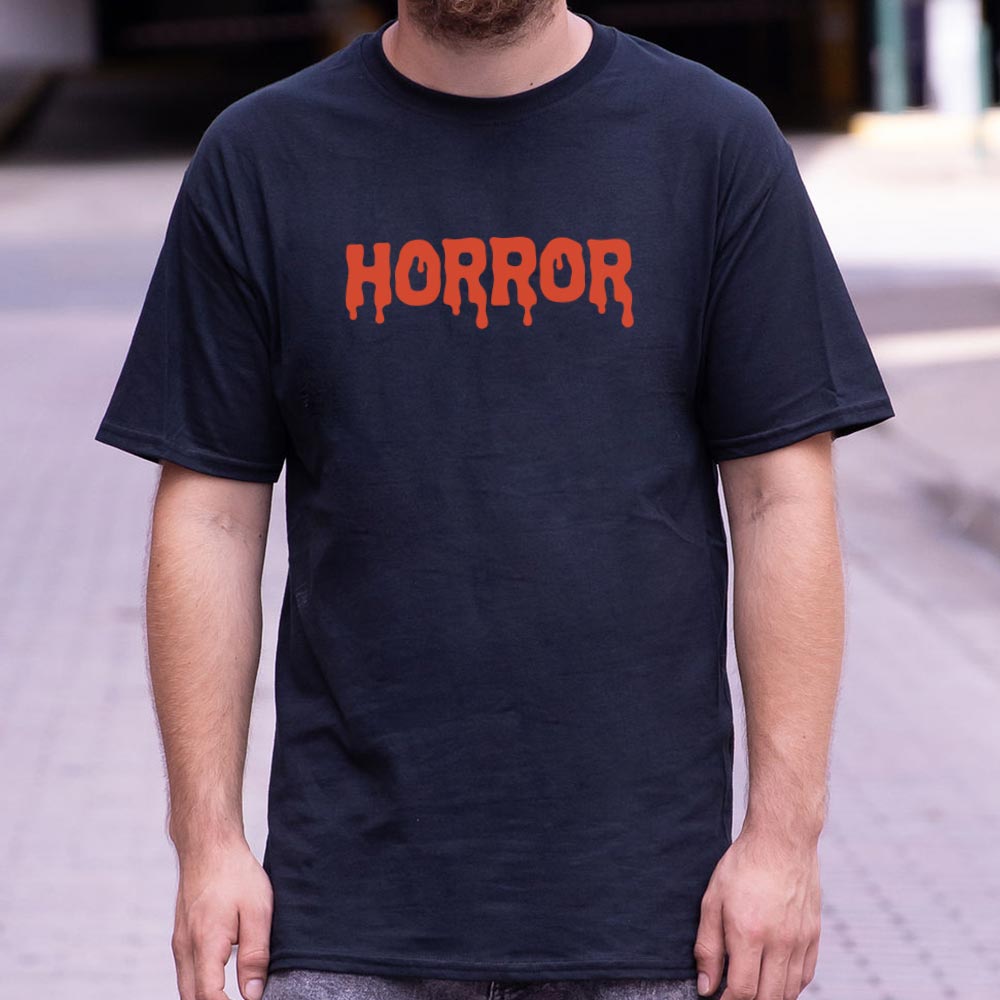 Horror Dripping Blood Text