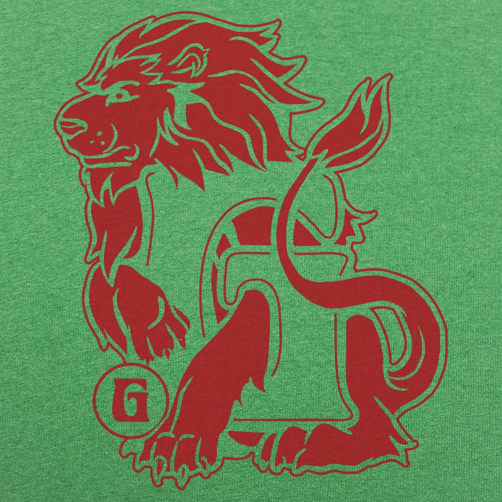 House Of Lion Red Lion Crest Emblem