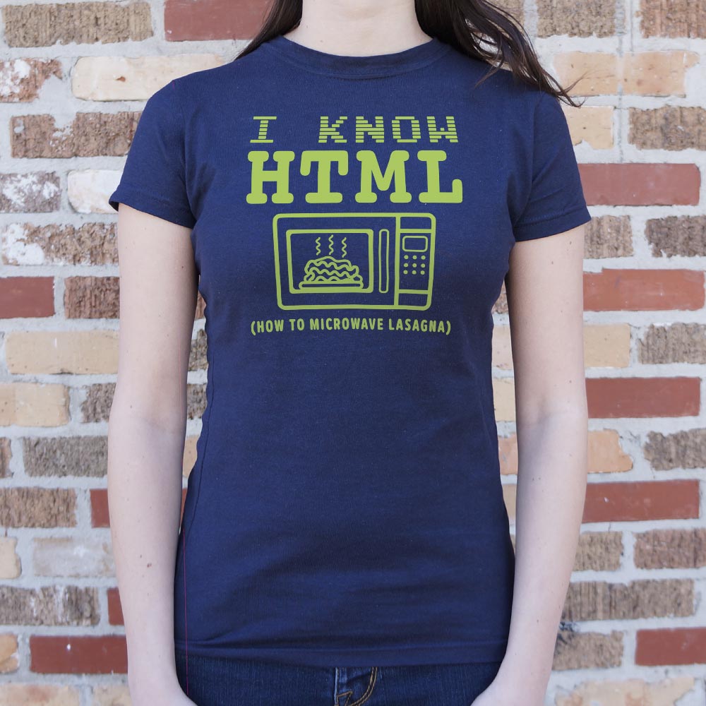 I Know HTML How to Microwave Lasagna