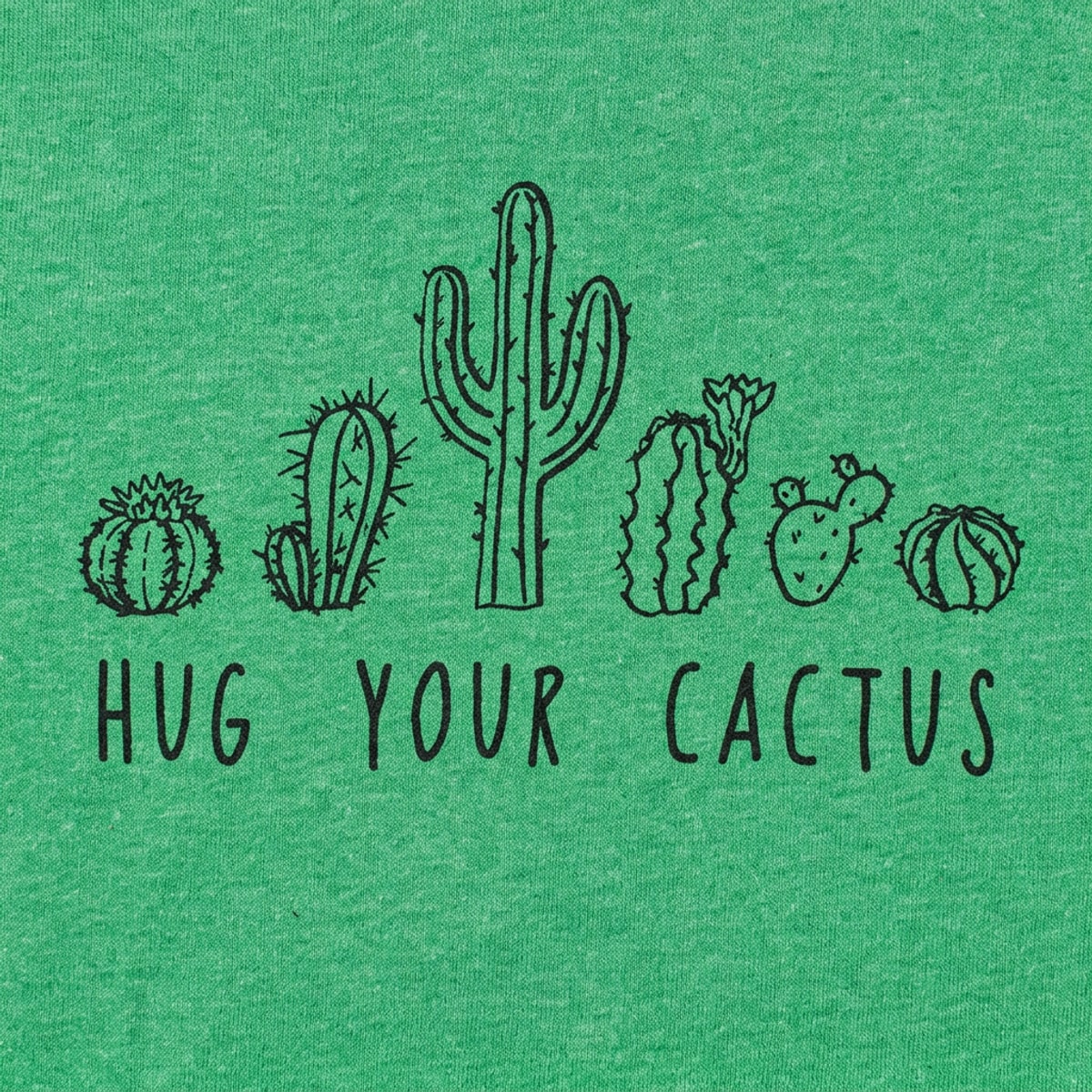 Hug Your Cactus with Cute Illustration