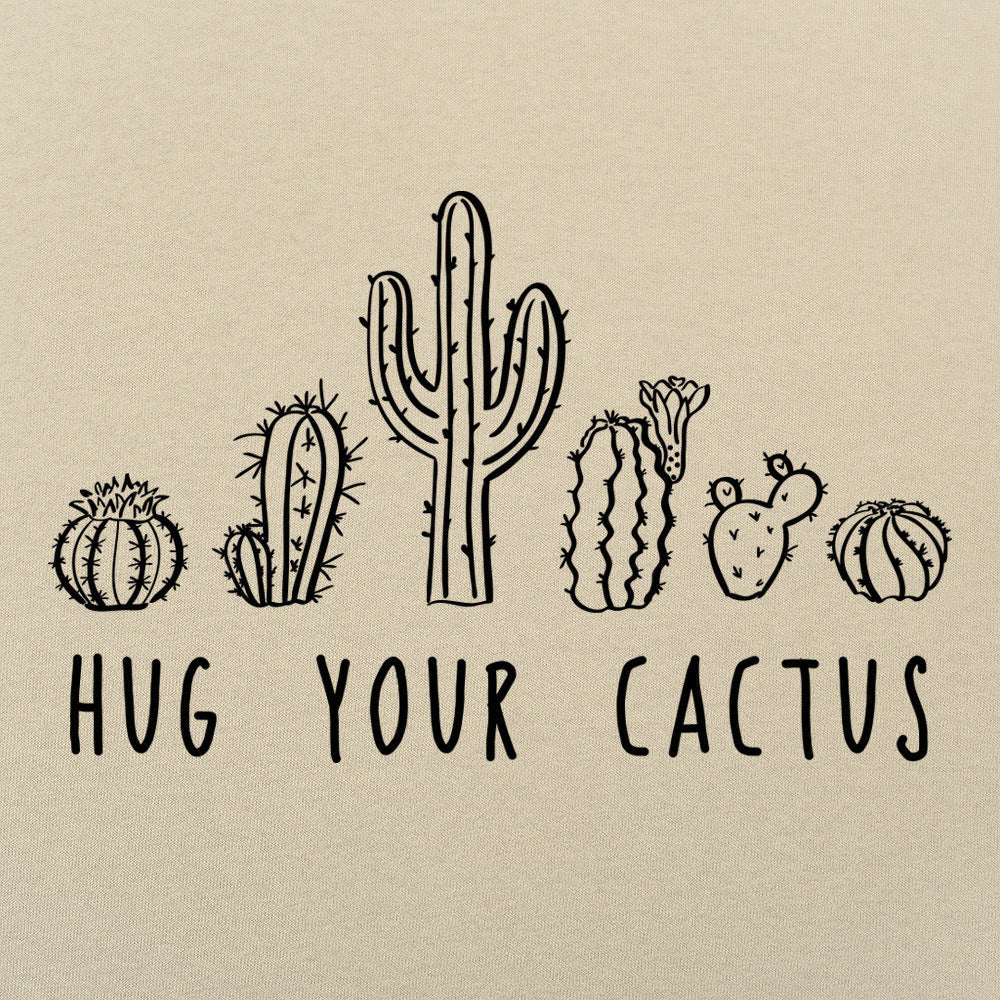 Hug Your Cactus with Cute Illustration