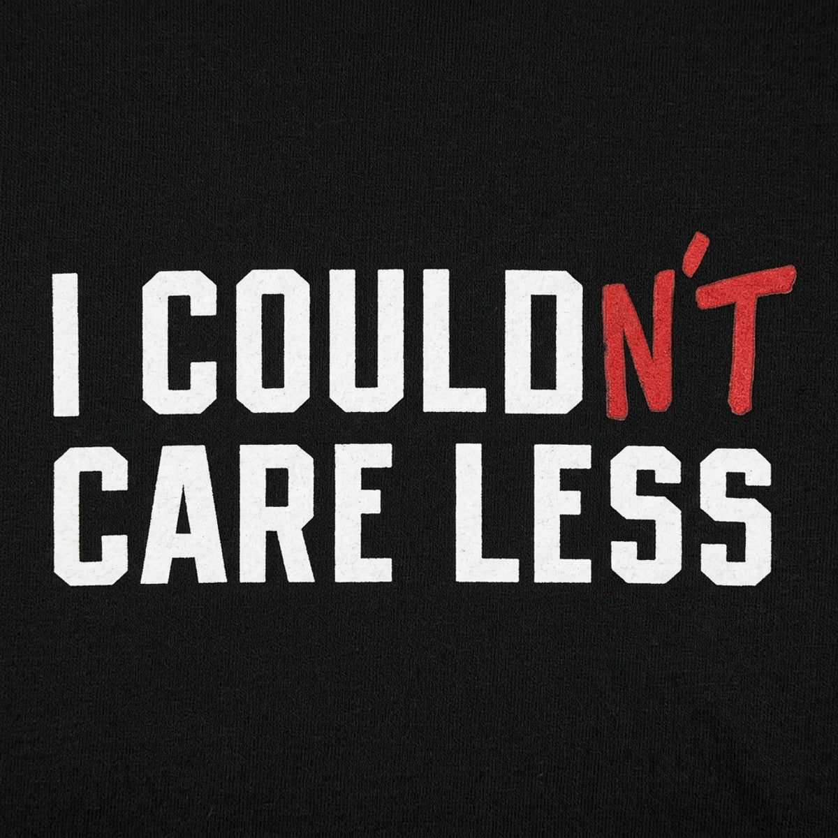 I Couldn't Care Less Grammar Correction Pun