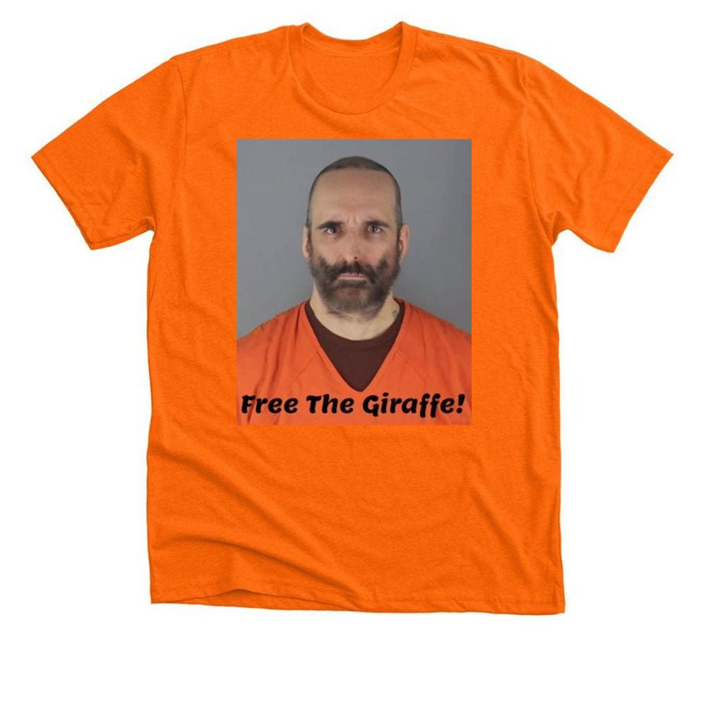 Robby Roadsteamer Free The Giraffe Mugshot Shirt