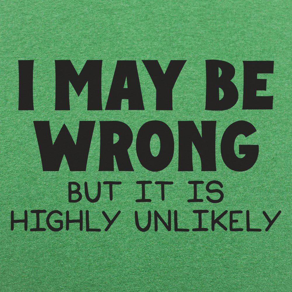 I May Be Wrong But It Is Highly Unlikely