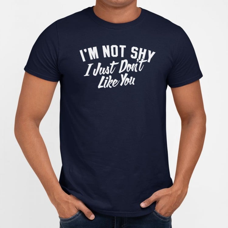 I'm Not Shy I Just Don't Like You Sarcastic Quote