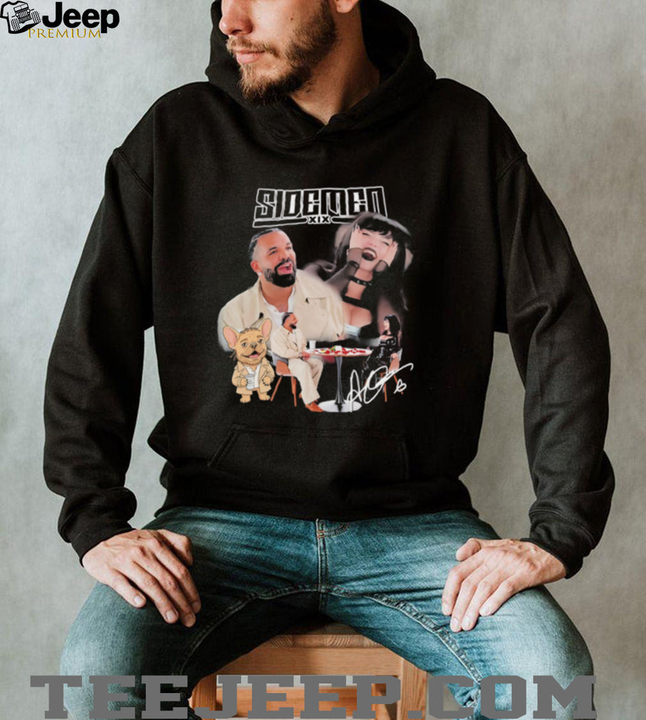 Drake and Goth Girl on the table graphic shirt
