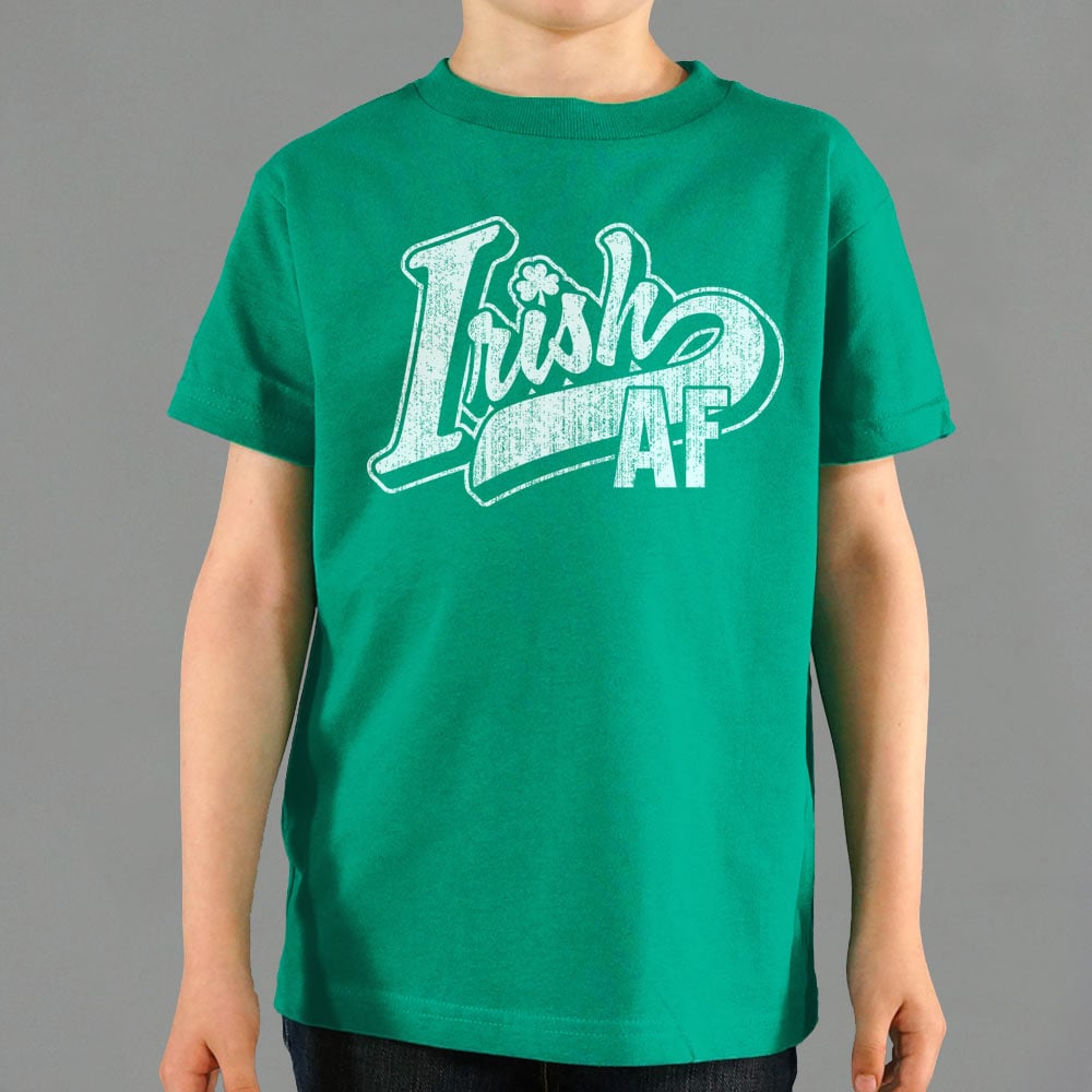 Irish AF Retro Shamrock Script