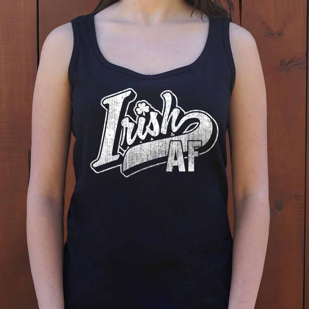 Irish AF Retro Shamrock Script
