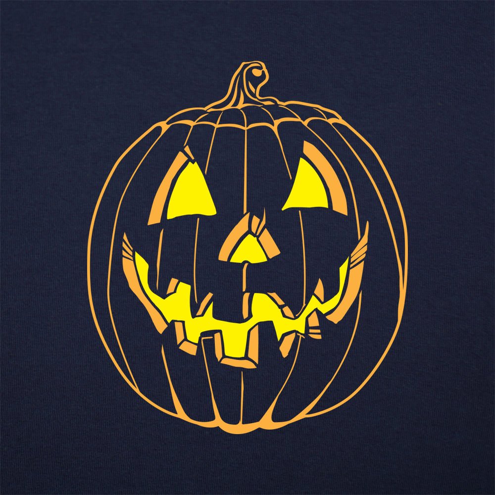 Jack O' Lantern Glowing Carved Pumpkin Face