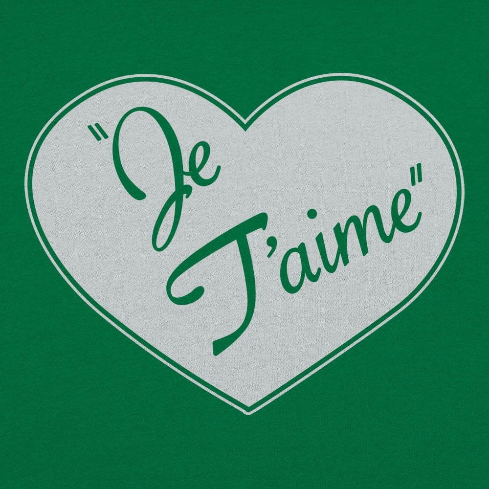 Je T'aime French I Love You Heart