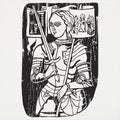 Joan Of Arc Medieval Woodcut