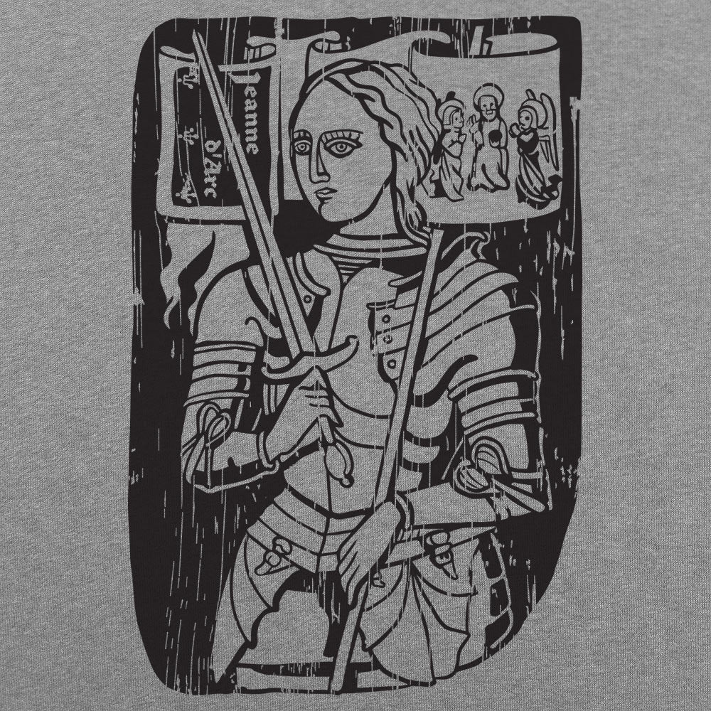 Joan Of Arc Medieval Woodcut