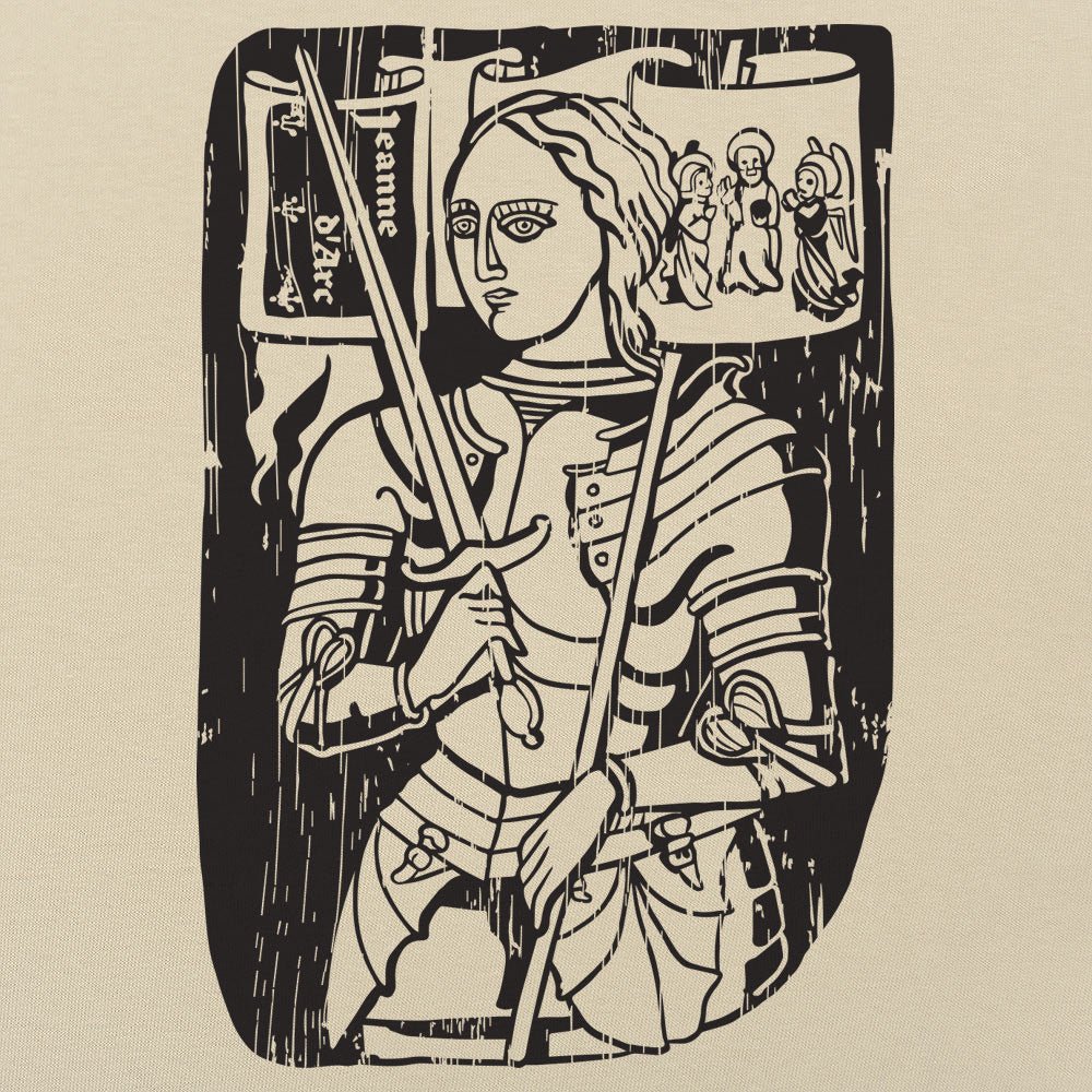 Joan Of Arc Medieval Woodcut
