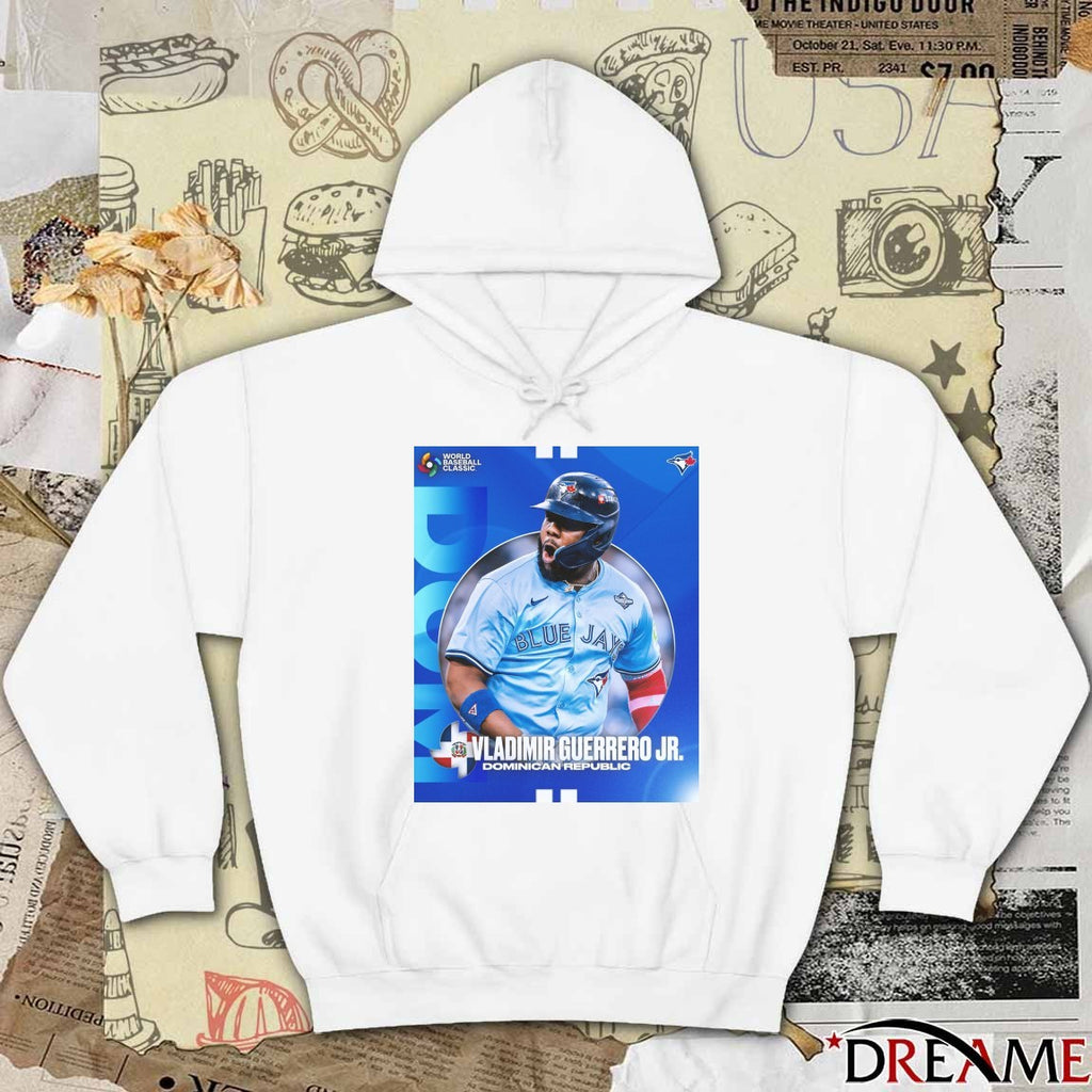 Toronto Blue Jays Vladimir Guerrero Jr Dominican Republic World Baseball Classic Poster t-shirt