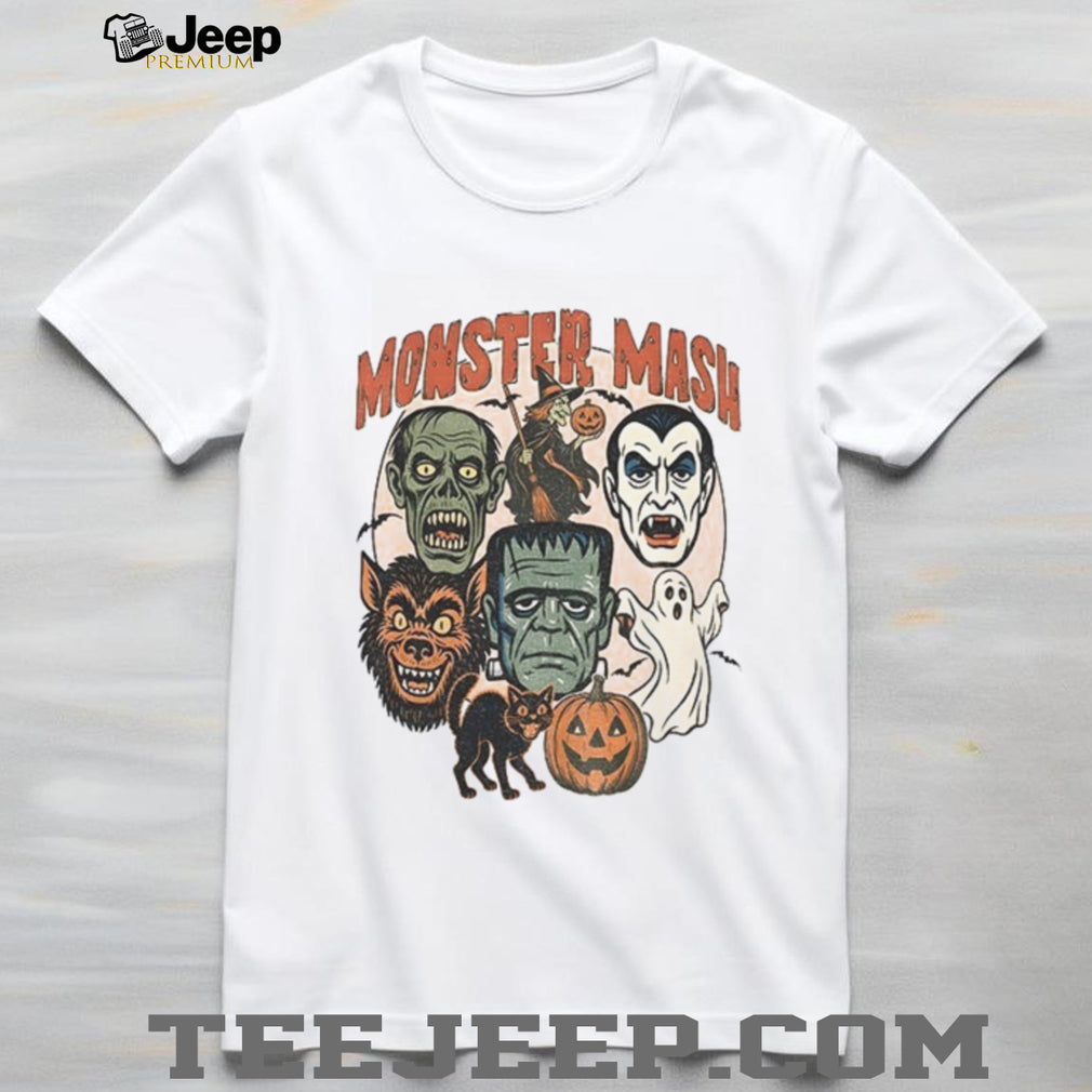 Monster Mash Retro Halloween Spooky Season shirt