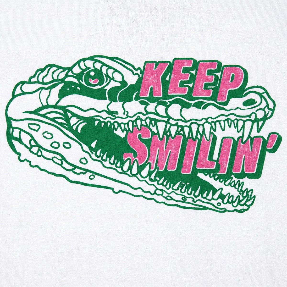 Keep Smilin' Alligator with Sharp Teeth