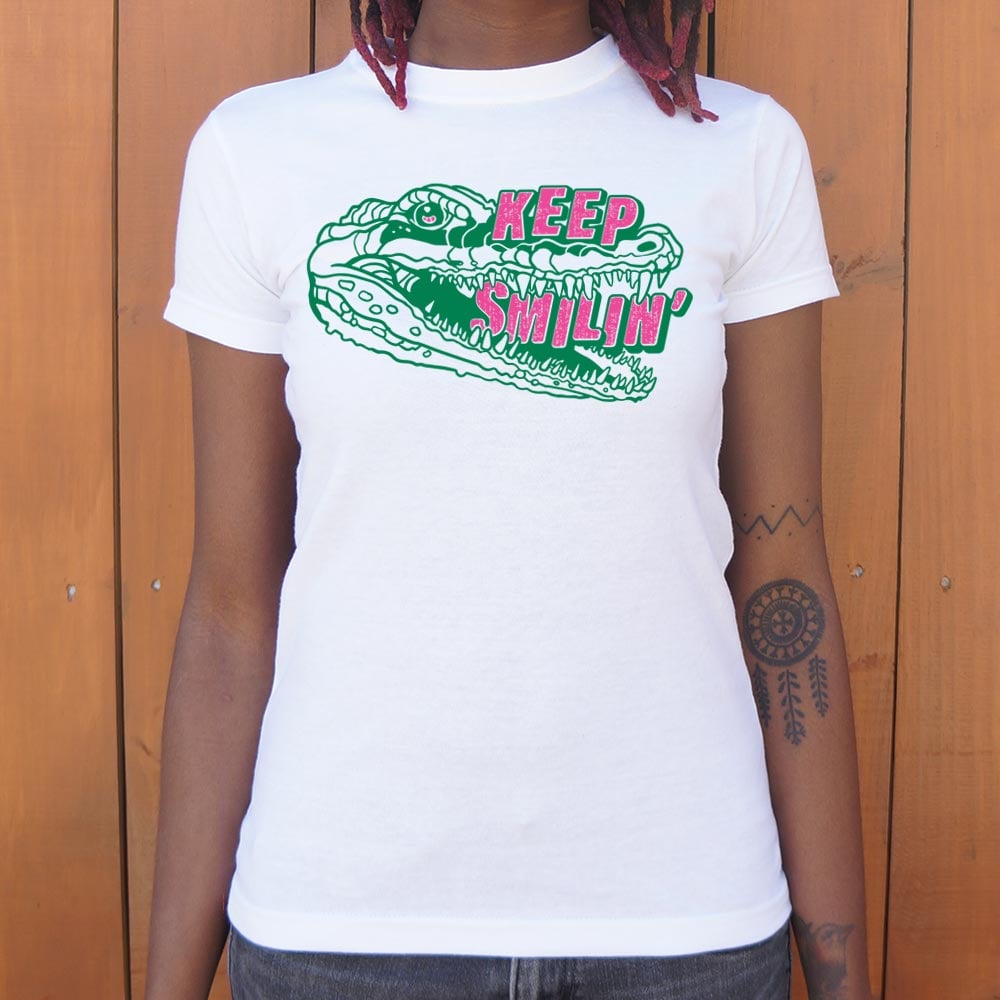 Keep Smilin' Alligator with Sharp Teeth