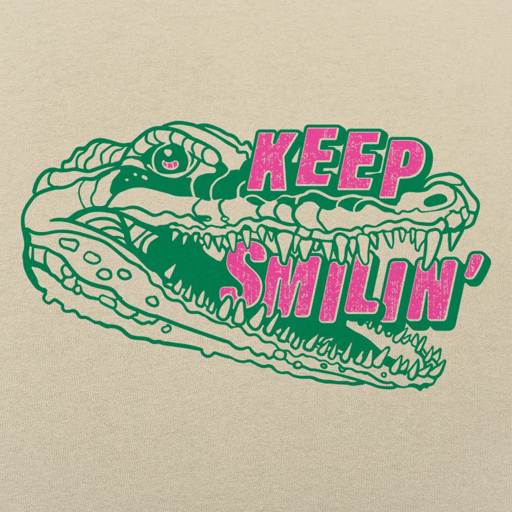 Keep Smilin' Alligator with Sharp Teeth