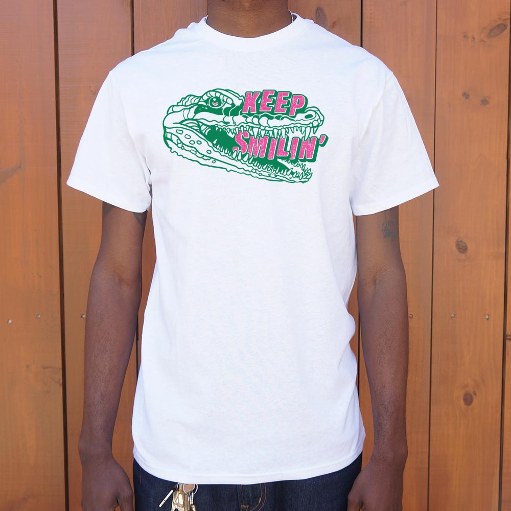 Keep Smilin' Alligator with Sharp Teeth