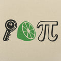 Key Lime Pi Rebus with Key, Lime and Pi Symbol