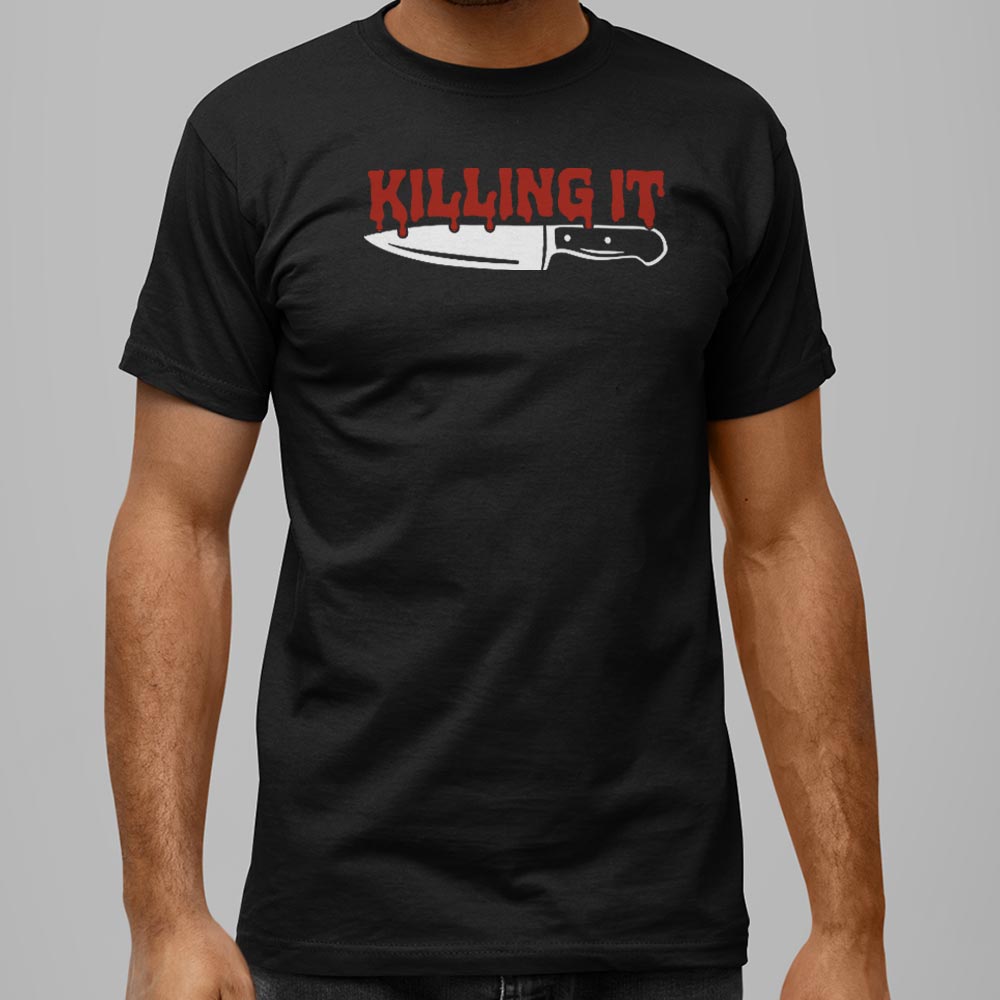 Killing It Bloody Knife Pun