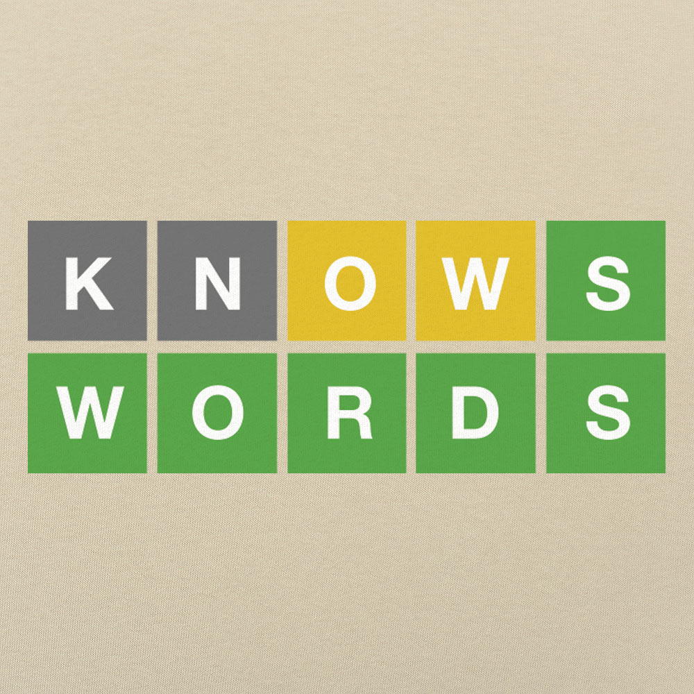 Knows Words Daily Word Puzzle Tile Design