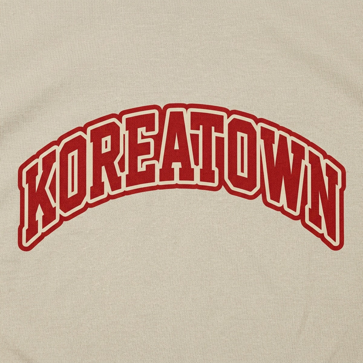 Koreatown Varsity Style Text