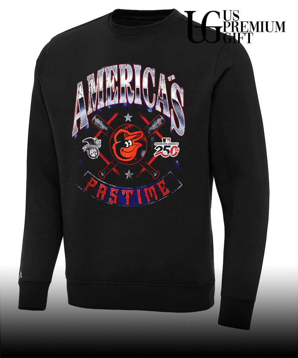 Baltimore Orioles baseball Americana 250th Pastime celebrating logo shirt