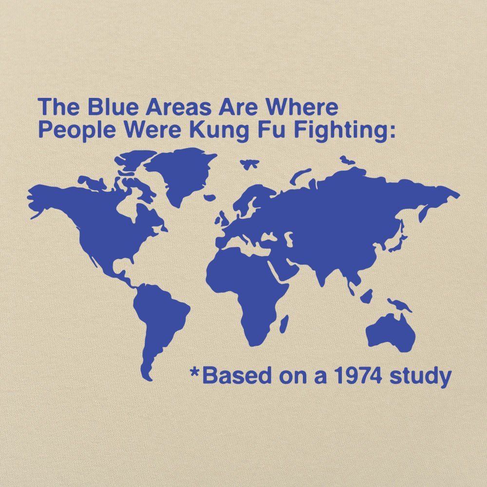 Kung Fu Map Everybody Was Kung Fu Fighting World Map