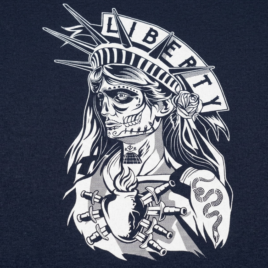 Lady Liberty Of Sorrows Sugar Skull Statue of Liberty