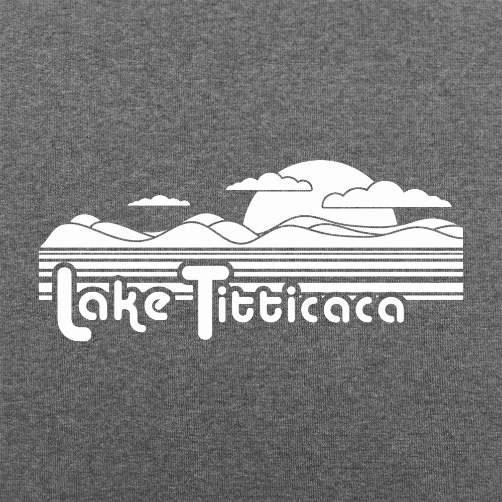 Lake Titticaca Retro Mountain Lake Pun