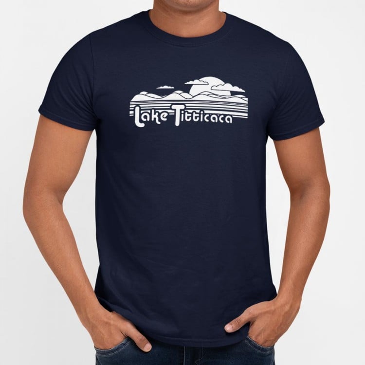 Lake Titticaca Retro Mountain Lake Pun