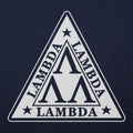 Lambda Lambda Lambda Nerd Fraternity Triangle Crest
