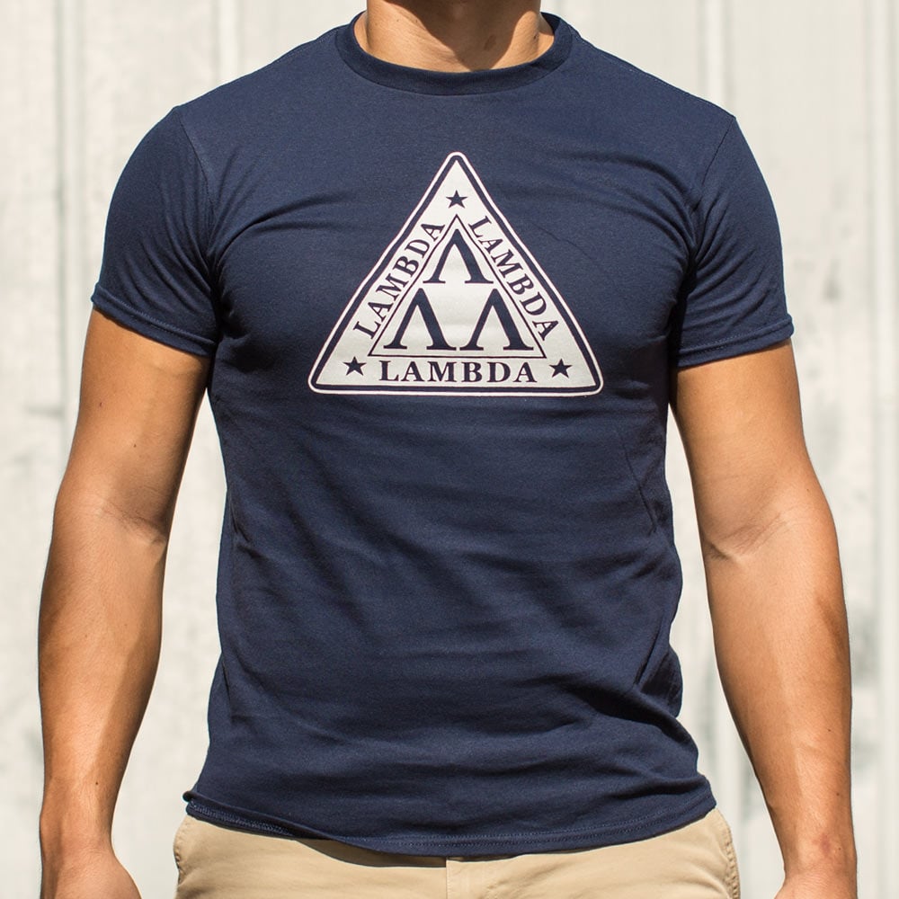 Lambda Lambda Lambda Nerd Fraternity Triangle Crest