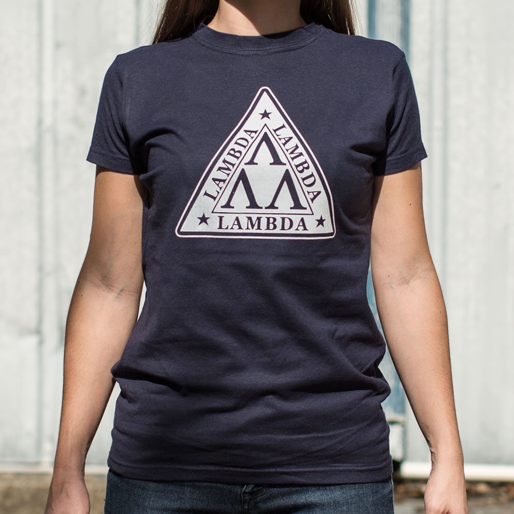 Lambda Lambda Lambda Nerd Fraternity Triangle Crest