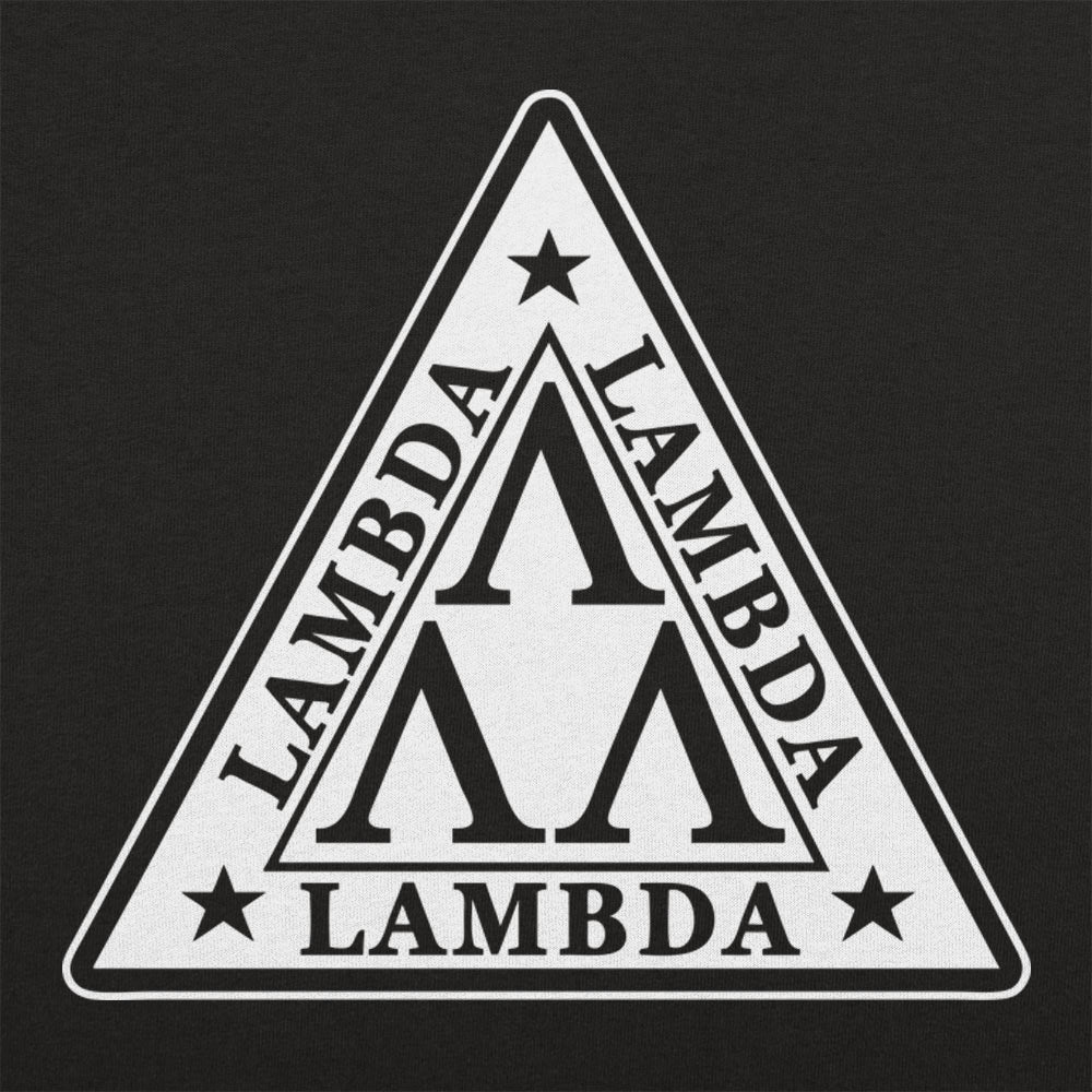Lambda Lambda Lambda Nerd Fraternity Triangle Crest