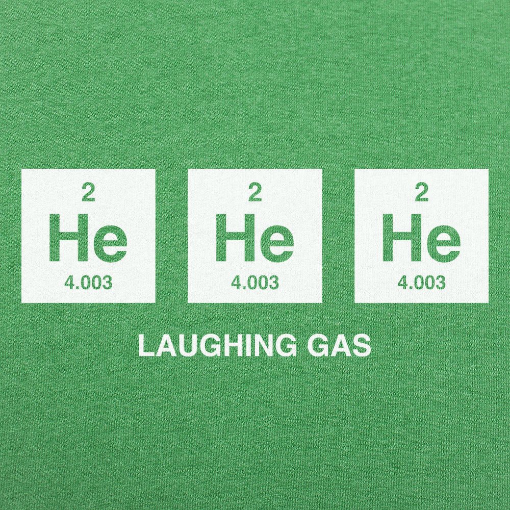 Laughing Gas He He He Helium Periodic Table Pun