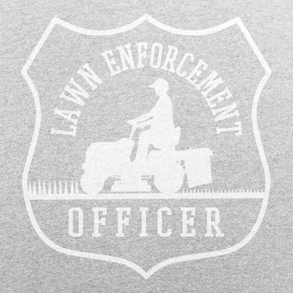 Lawn Enforcement Officer Badge with Riding Mower