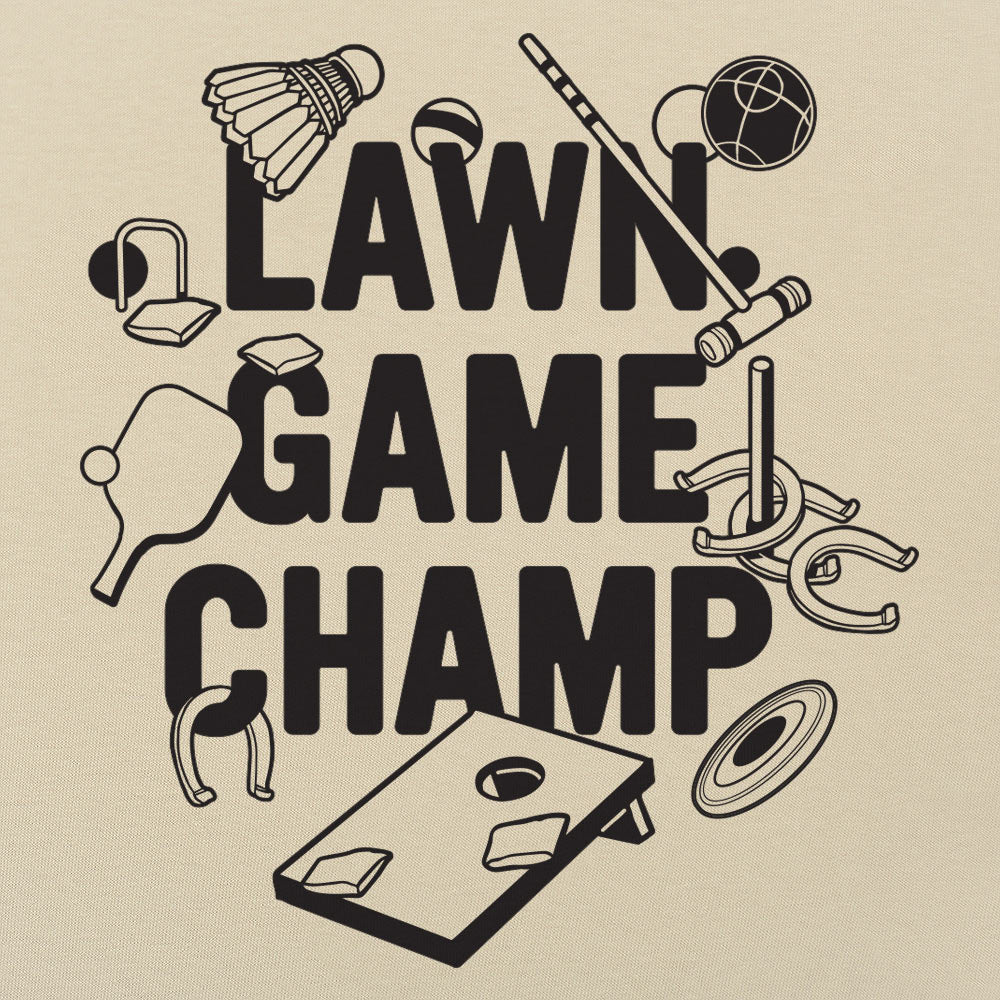 Lawn Game Champ with Cornhole, Horseshoes, and Bocce