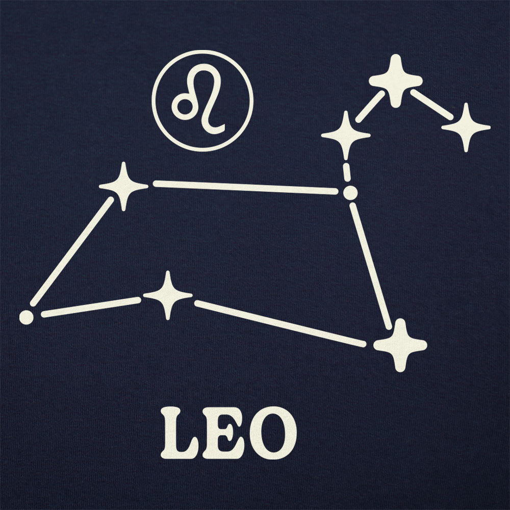Leo Constellation Zodiac Sign Star Map