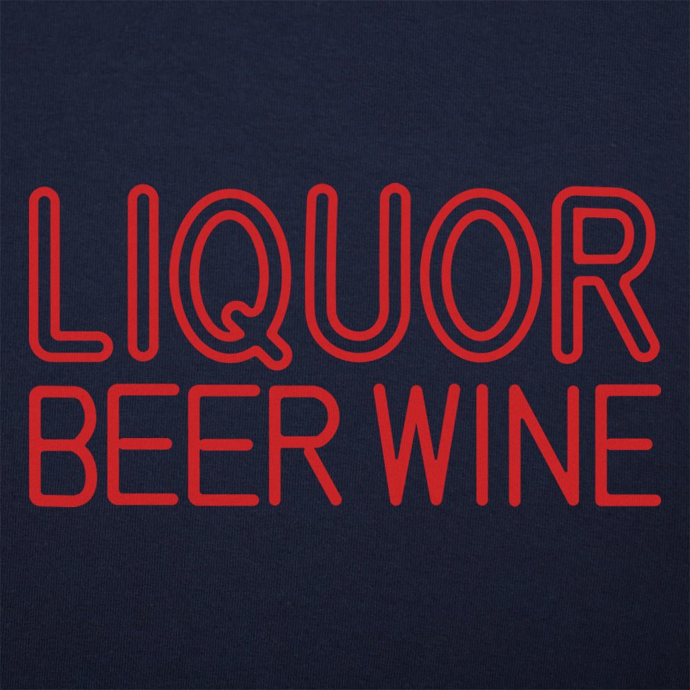 Liquor Beer Wine Neon Bar Sign