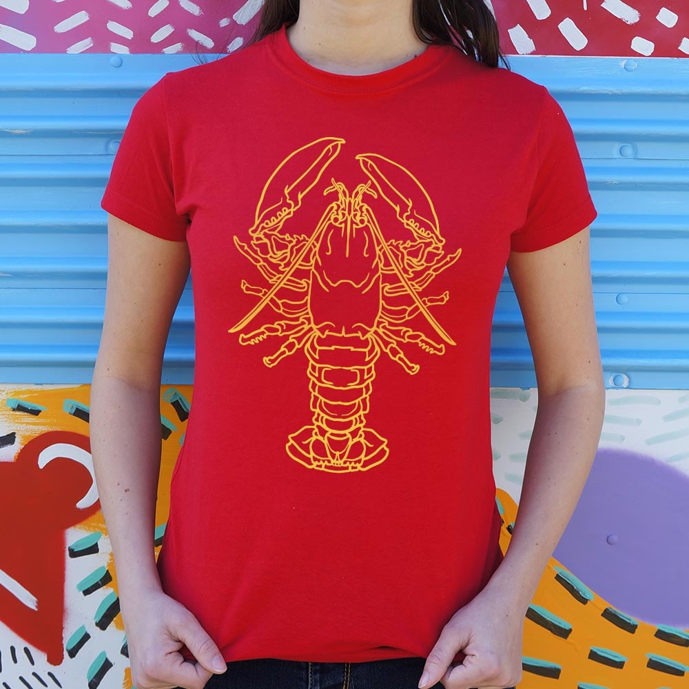 Lobster - Line Art Lobster Illustration