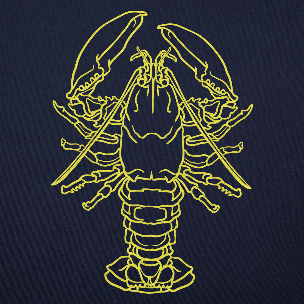 Lobster - Line Art Lobster Illustration