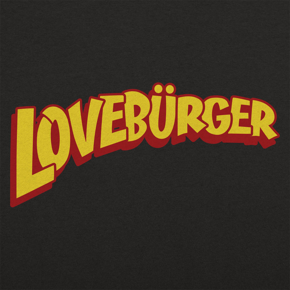 Loveburger Retro 90s Band Logo