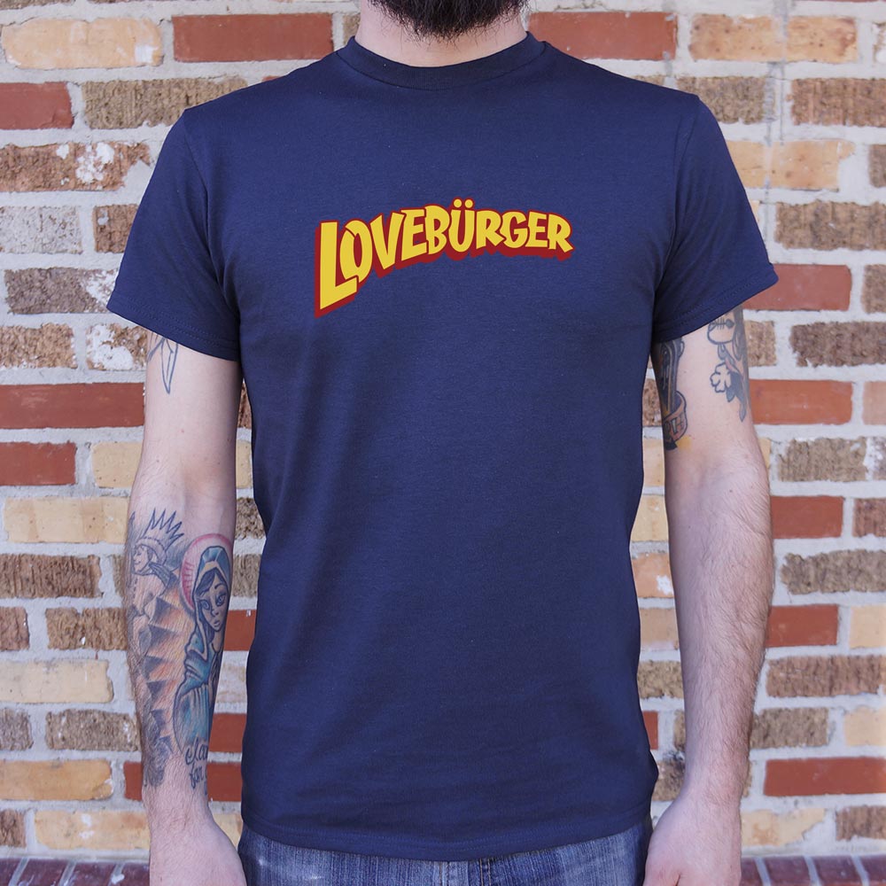 Loveburger Retro 90s Band Logo
