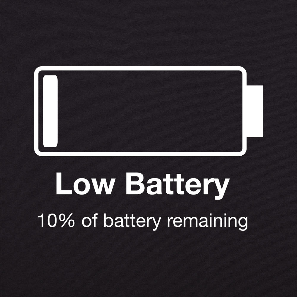 Low Battery Phone Icon Pun