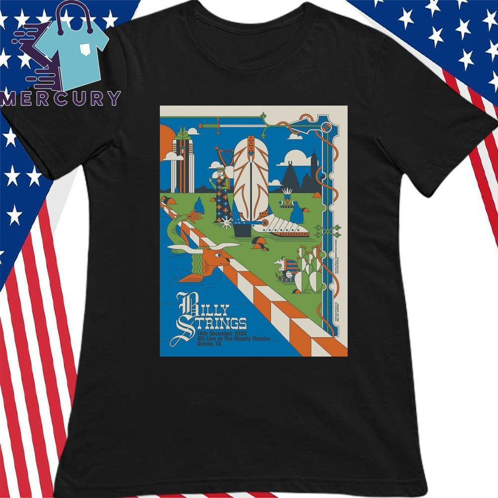 Billy Strings ACL Live At The Moody Theater In Austin TX Dec 14 2025 Poster Shirt
