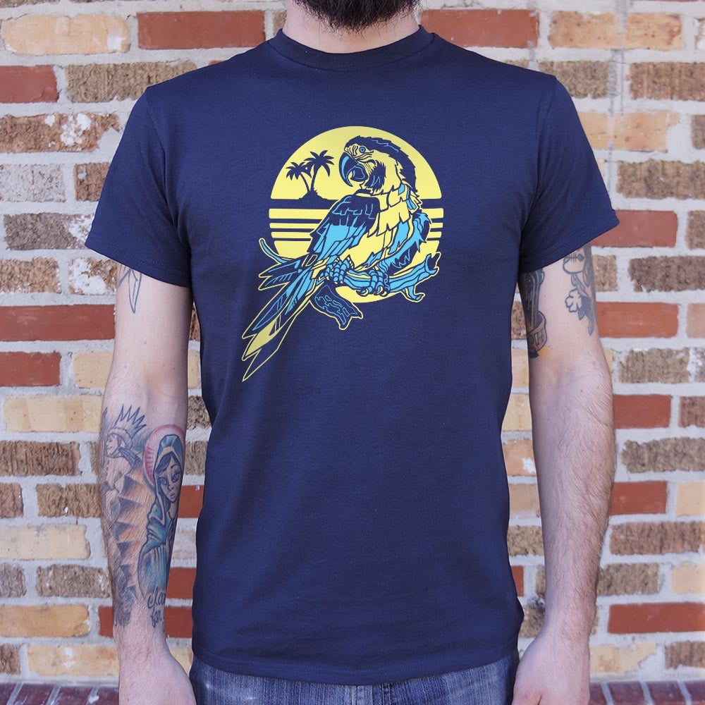 Tropical Macaw Parrot Graphic